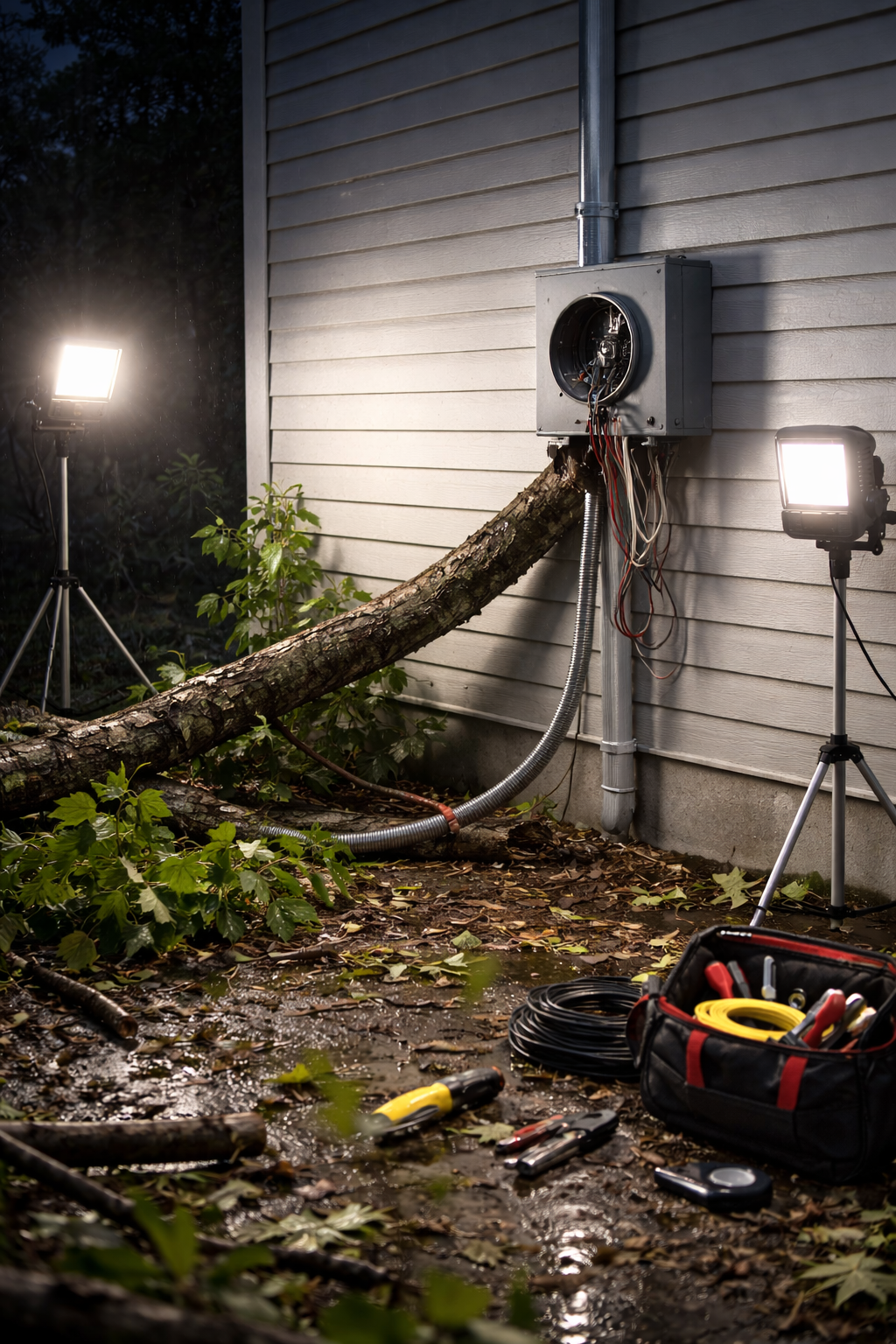 Emergency repairs example