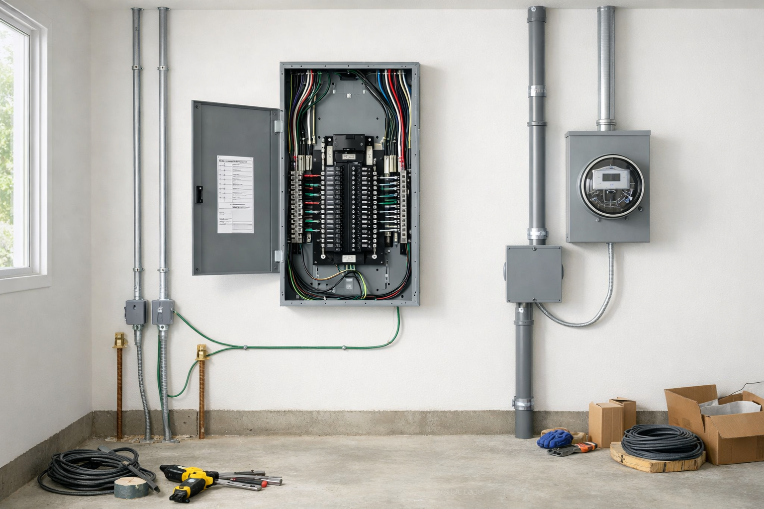 Panel upgrades example